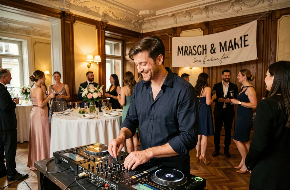 AmbianCvous assurant l'animation musicale d'une réception privée dans un appartement haussmannien parisien