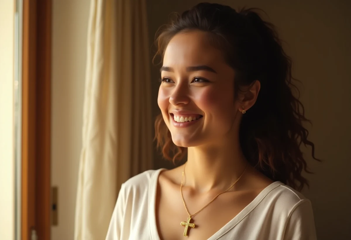 collier croix cadeau