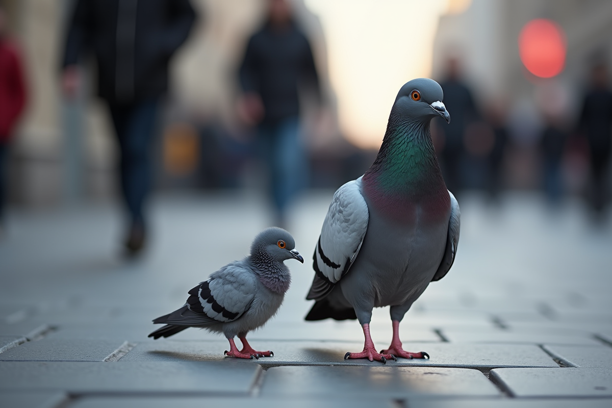 bébé pigeon